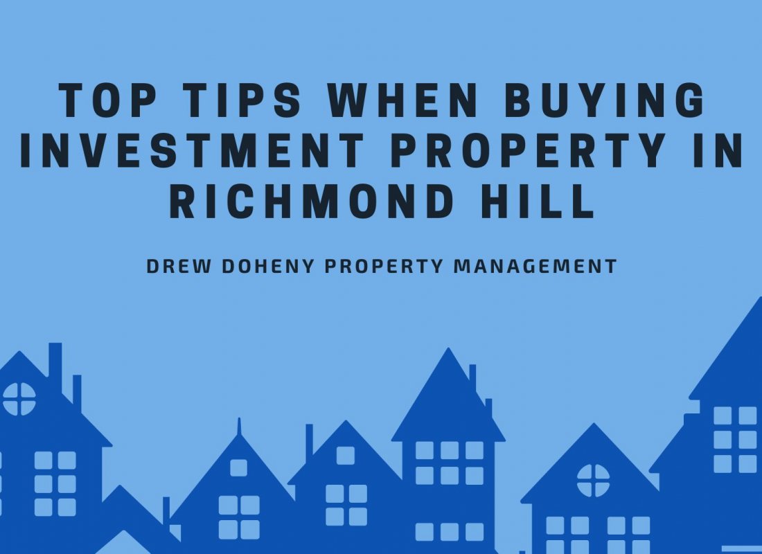 Top Tips When Buying Investment Property in Richmond Hill
